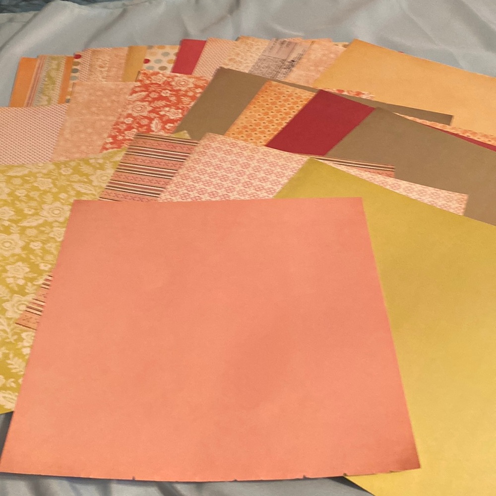 30 12x12 scrapbook paper